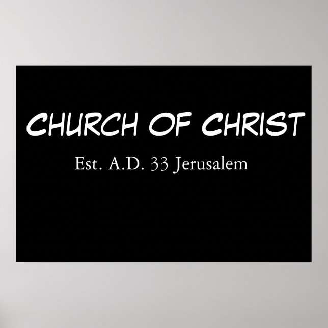 Affiches Église du Christ (est.) (Devant)
