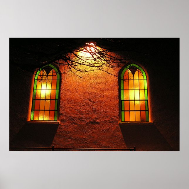 Affiches Eglise en verre (Devant)