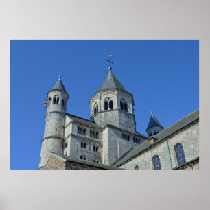 Affiches Église Sainte-Gertrude à Nivelles, Belgique