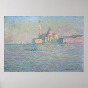 Affiches Église San Giorgio Maggiore Venise par Monet