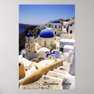 Affiches Églises de Santorini