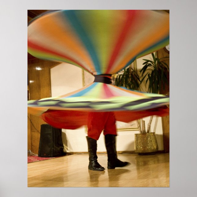 Affiches Egypt, Cairo. Whirling dervish dazzling GCT (Devant)