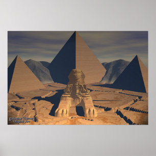 Affiches Egypte ancienne - Le Sphinx