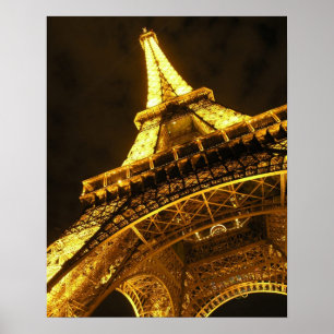 Affiches Eiffel illuminé