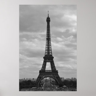 Affiches eiffel noir et blanc