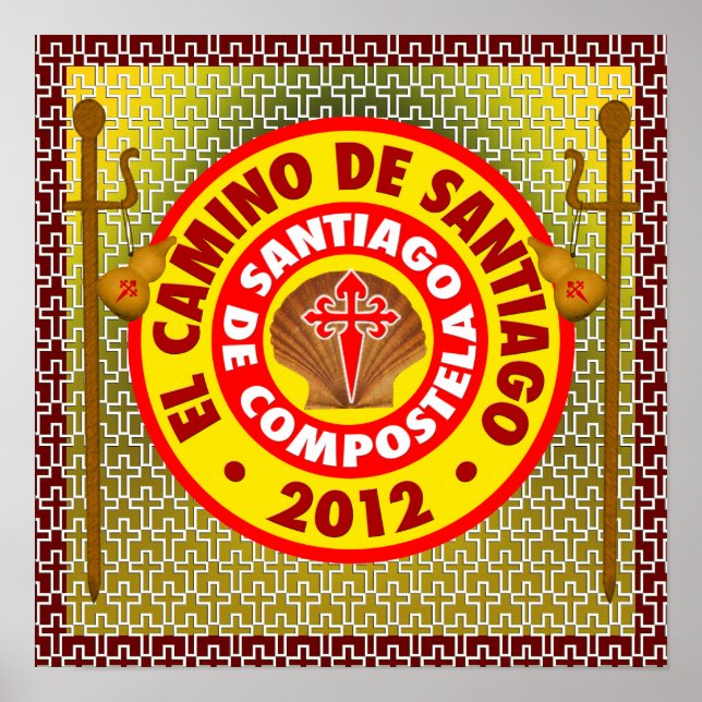 Affiches El Camino de Santiago de Compostela (Devant)