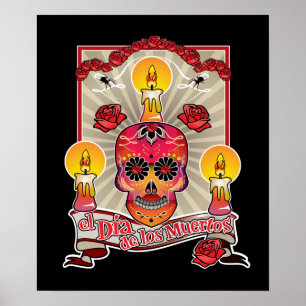 Affiches El Dia De Los Muertos - Jour des Morts