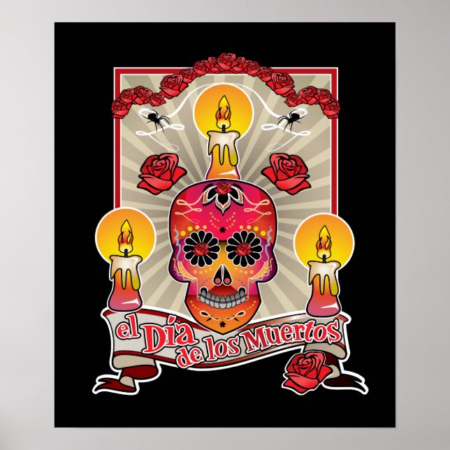 Affiches El Dia De Los Muertos - Jour des Morts (Devant)