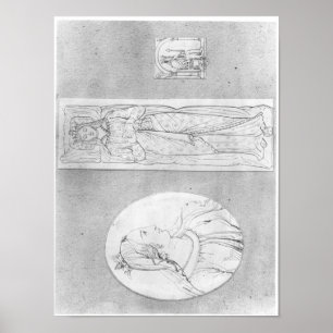 Affiches Eleanor de l'Aquitaine : Portrait dans le profil