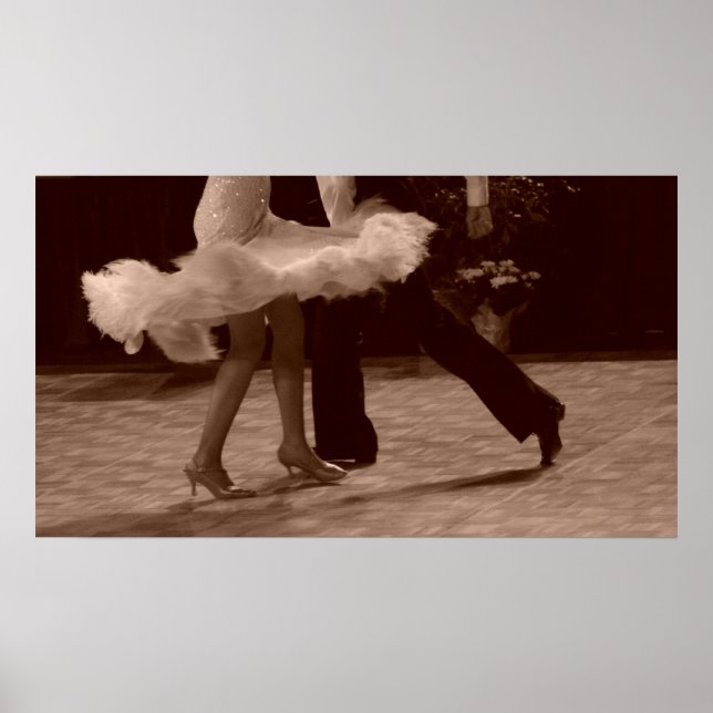 Affiches Élégance en danse (Devant)