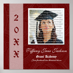 Affiches Elégant Graduation Photo Collage Wall Art