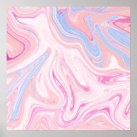 Elégant marbre rose pastel bleu orange