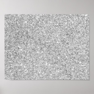 Affiches Elegant Silver Glitter