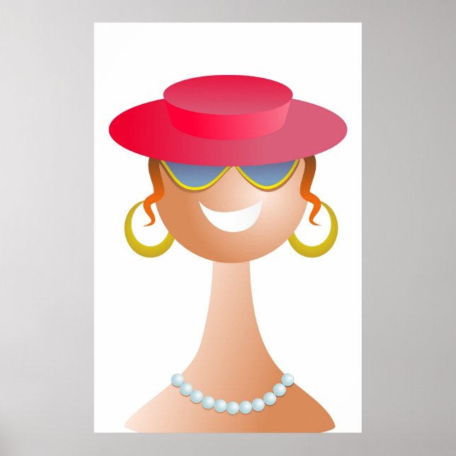 Affiches Élégante Dame (Devant)