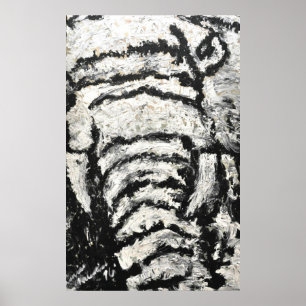 Affiches Eléphant Abstrait