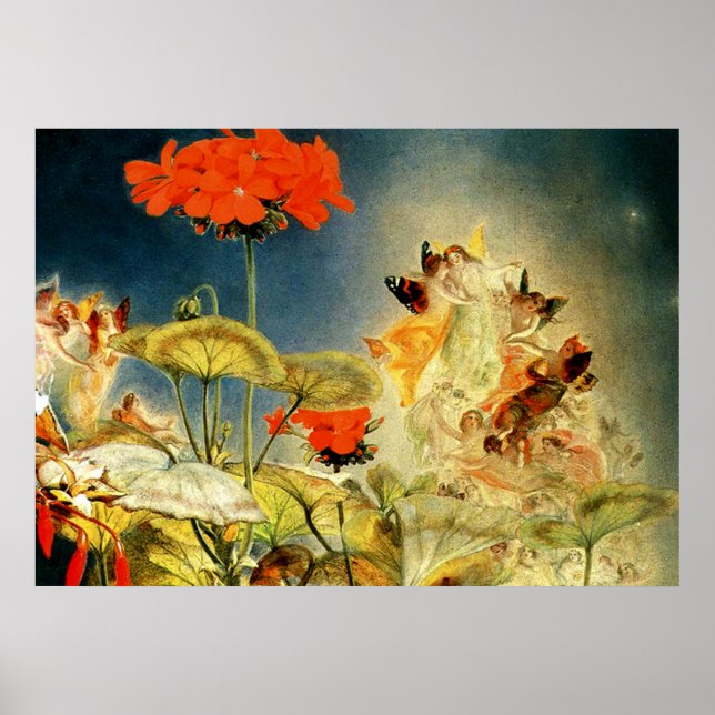 Affiches Elfes et fées, le rêve d'une nuit d'été (Devant)