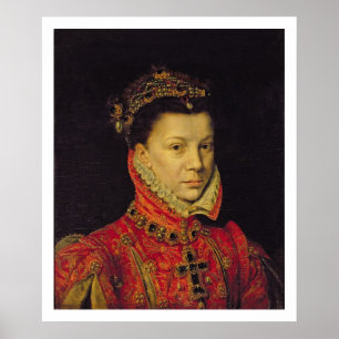 Affiches Elizabeth de Valois (1545-68) 1570 (oil on canvas)