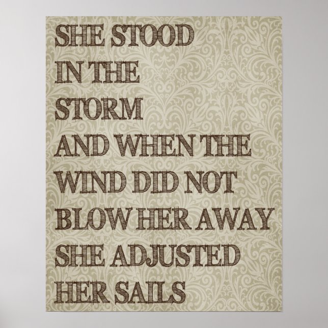 Affiches Elle Ajusta Ses Voiles (Devant)