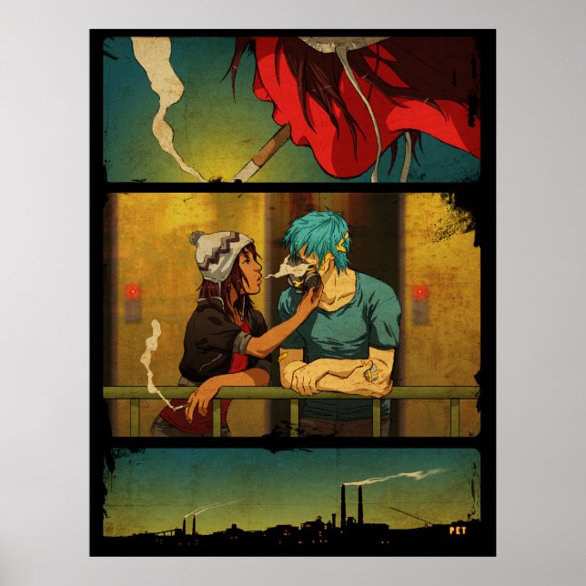 Affiches Elle Bat Mon Amplificateur (Devant)