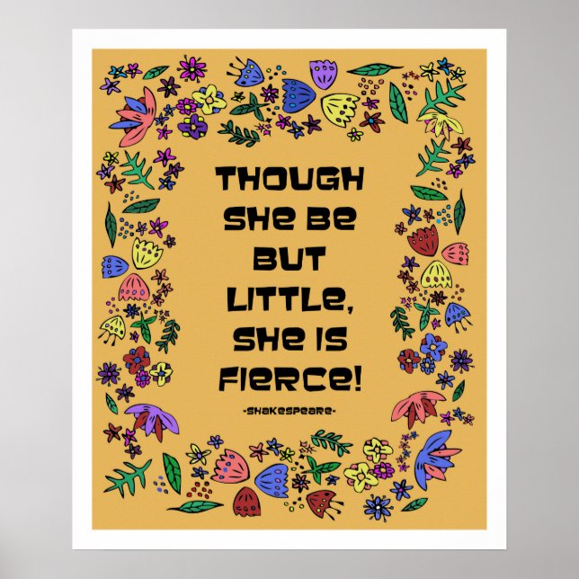 Affiches Elle Est Fierce (Devant)