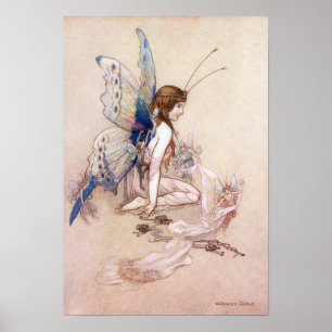 Affiches Ellie lui obtient des ailes par Warwick Goble