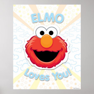 Affiches Elmo T'aime