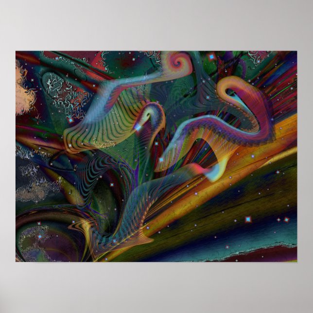 Affiches Émanation phosphorescente (Devant)