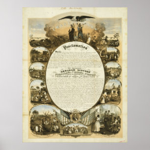 Affiches Emancipation Proclamation by L. Lipman
