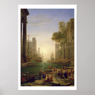Affiches Embarquement de St Paula Romana chez Ostia,