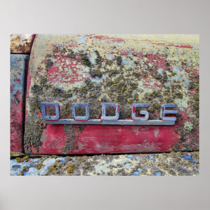AFFICHES EMBLÉE DE LA BOUE DE CAMION DE DODGE 1947