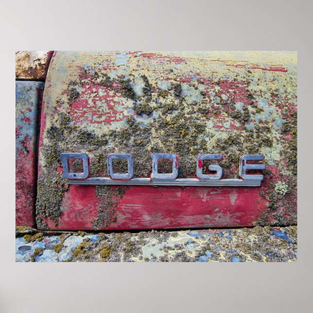 AFFICHES EMBLÉE DE LA BOUE DE CAMION DE DODGE 1947 (Devant)