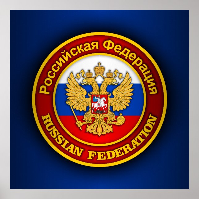 Affiches Emblème russe (Devant)