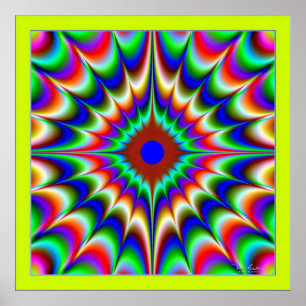 Affiches Embrasser la couleur brillante