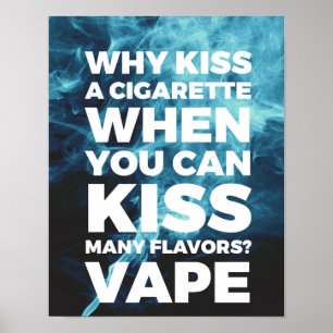 Affiches Embrasser plusieurs saveurs Vape