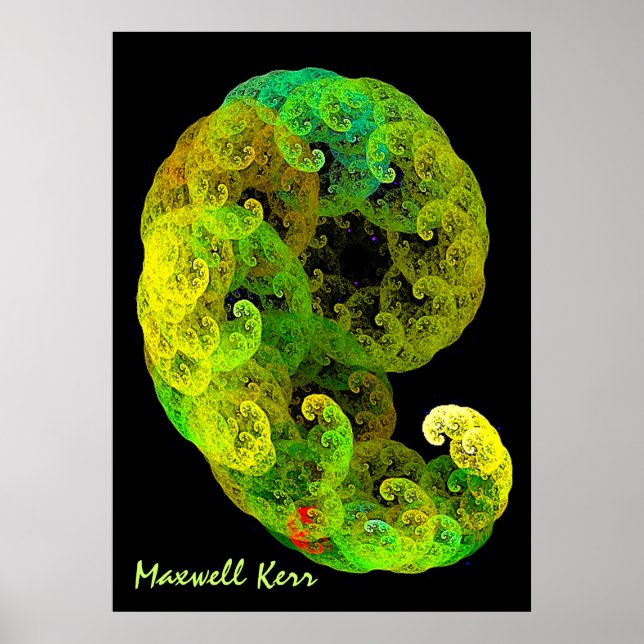 Affiches Embryo par Maxwell Kerr (Devant)