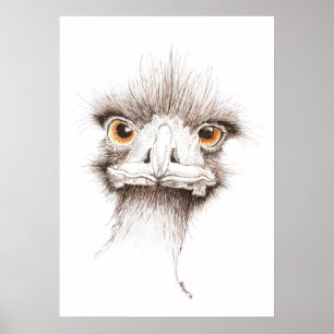Affiches Émeu par Inkspot