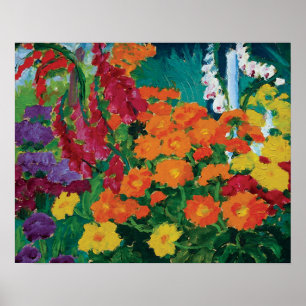 Affiches Emil Nolde - Jardin de fleurs Beaux-Arts