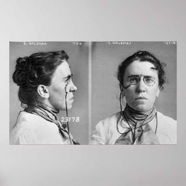Affiches Emma Goldman - anarchiste, 1911 (Devant)
