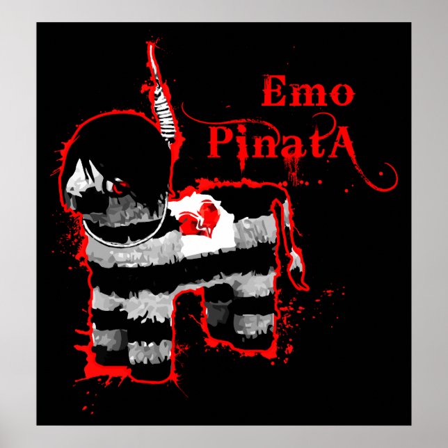 Affiches emo pin (Devant)