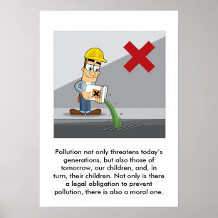 Affiches Empêchement de la pollution 001