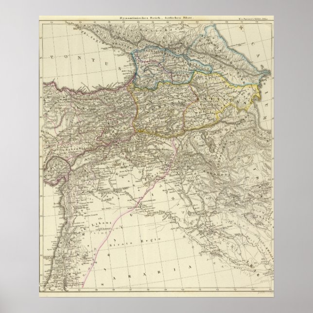 Affiches Empire byzantin, à l'est (Devant)