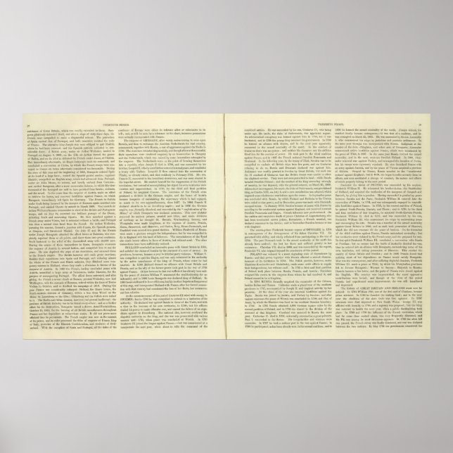 Affiches Empire de Napoléon Bonaparte 1811 AD 4 (Devant)