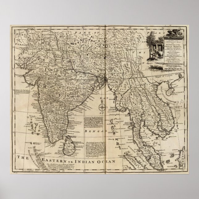 Affiches Empire Mogul, Inde (Devant)