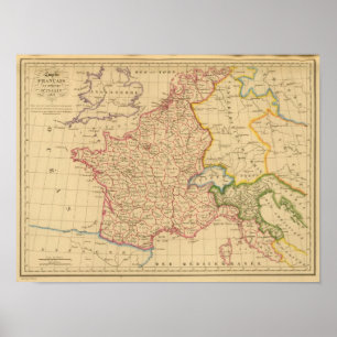 Affiches Empire Royaume de France et d'Italie, 1812