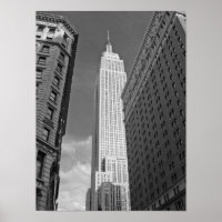 Empire State Building Photographie noir et blanc