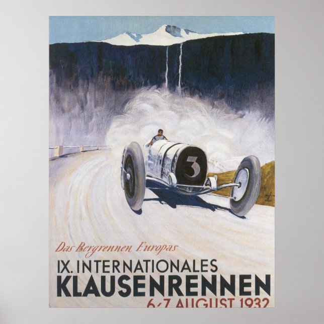 Affiches Empreinte de l'affiche de transport de voiture de  (Devant)