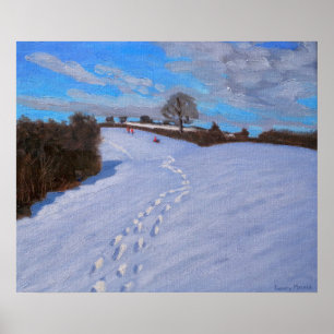 Affiches Empreintes dans la neige 2009