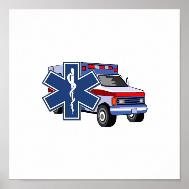 Affiches EMS Ambulance (Devant)