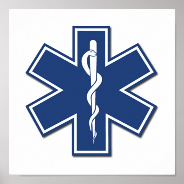 Affiches EMS Star of life (Devant)