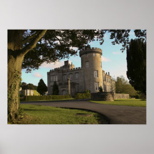 Affiches En Irlande, entrée côté Château de Dromoland